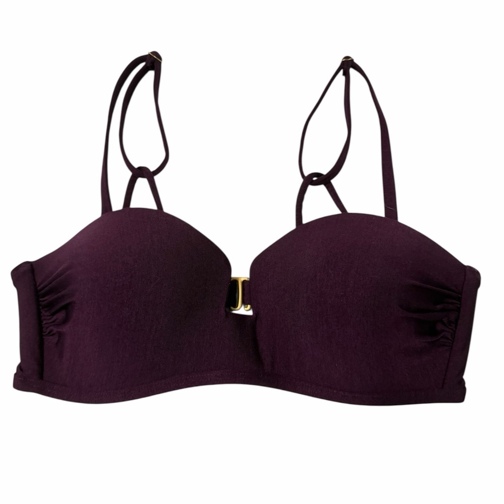 Athleta Bikini Top - Deep Plum, XXS (Like New)
